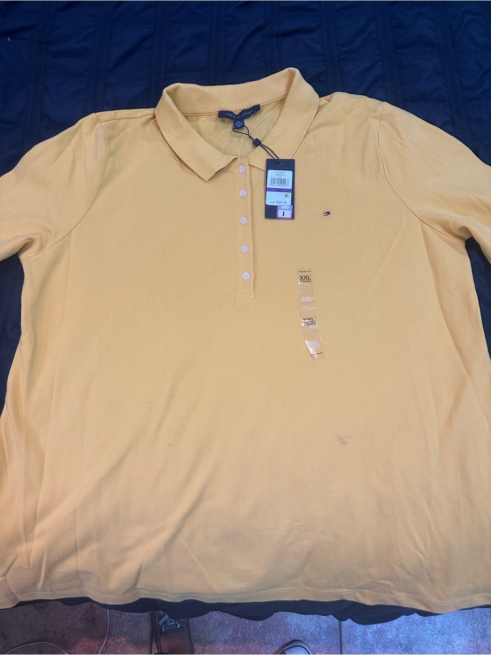 Tommy Hilfiger women’s Yellow long-sleeved Polo Shirt